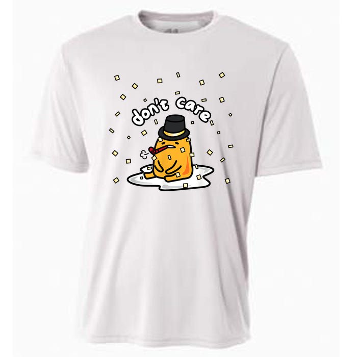 Gudetama The Lazy Egg Japan Don't Care Japan Cooling Performance Crew T-Shirt