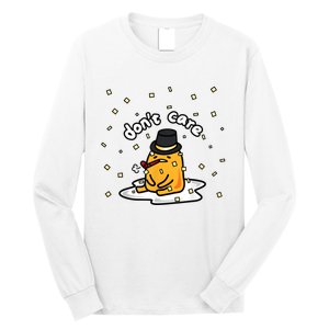 Gudetama The Lazy Egg Japan Don't Care Japan Long Sleeve Shirt