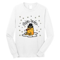 Gudetama The Lazy Egg Japan Don't Care Japan Long Sleeve Shirt