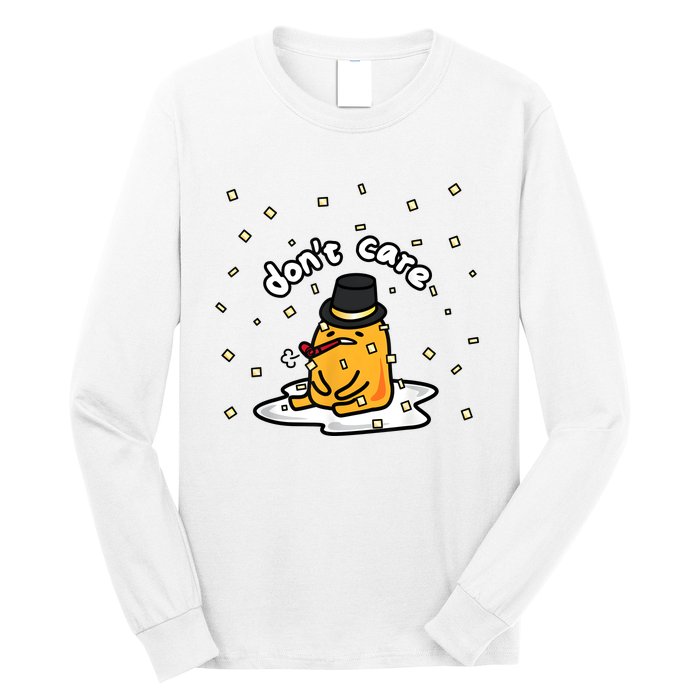 Gudetama The Lazy Egg Japan Don't Care Japan Long Sleeve Shirt