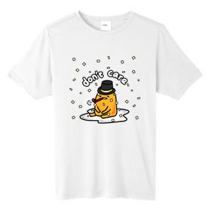 Gudetama The Lazy Egg Japan Don't Care Japan Tall Fusion ChromaSoft Performance T-Shirt