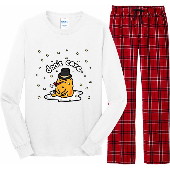 Gudetama The Lazy Egg Japan Don't Care Japan Long Sleeve Pajama Set