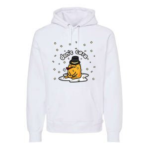 Gudetama The Lazy Egg Japan Don't Care Japan Premium Hoodie