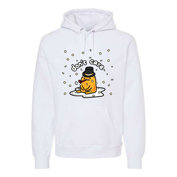 Gudetama The Lazy Egg Japan Don't Care Japan Premium Hoodie