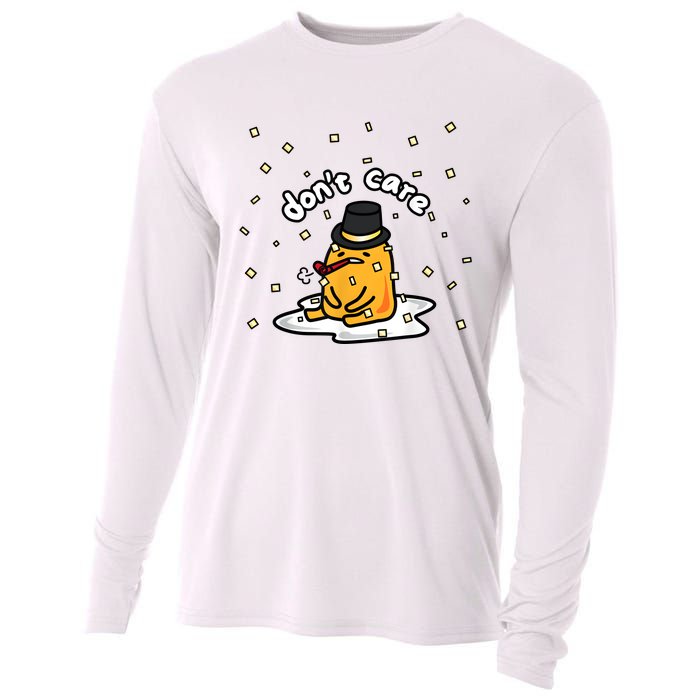 Gudetama The Lazy Egg Japan Don't Care Japan Cooling Performance Long Sleeve Crew