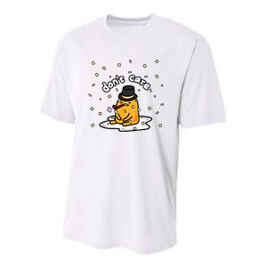 Gudetama The Lazy Egg Japan Don't Care Japan Youth Performance Sprint T-Shirt