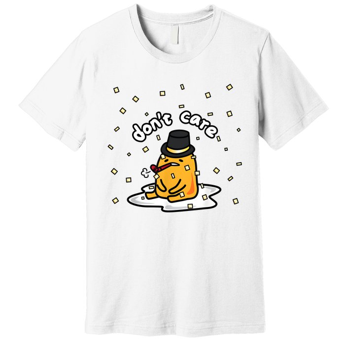 Gudetama The Lazy Egg Japan Don't Care Japan Premium T-Shirt