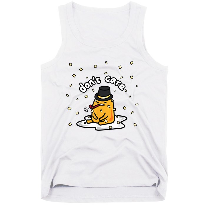 Gudetama The Lazy Egg Japan Don't Care Japan Tank Top