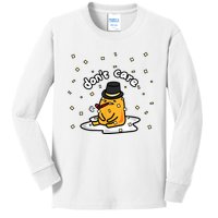 Gudetama The Lazy Egg Japan Don't Care Japan Kids Long Sleeve Shirt