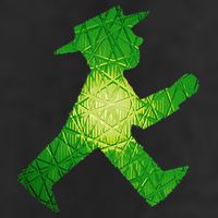 Green Traffic Light Man Ampelmann GrüN Cool Comfort Performance Bucket Hat