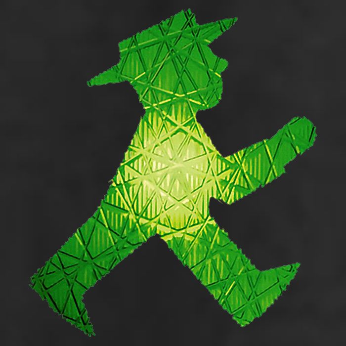 Green Traffic Light Man Ampelmann GrüN Cool Comfort Performance Bucket Hat