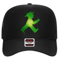 Green Traffic Light Man Ampelmann GrüN High Crown Mesh Back Trucker Hat