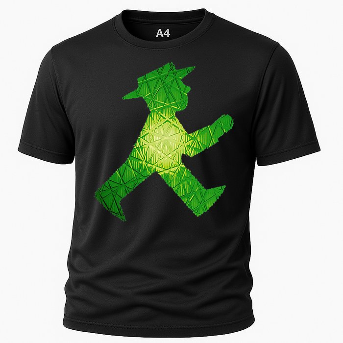 Green Traffic Light Man Ampelmann GrüN Cooling Performance Crew T-Shirt