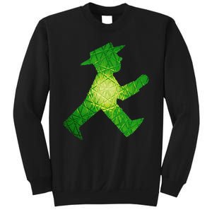 Green Traffic Light Man Ampelmann GrüN Sweatshirt