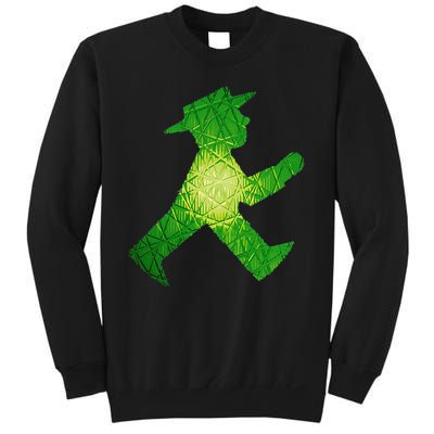 Green Traffic Light Man Ampelmann GrüN Sweatshirt