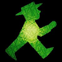 Green Traffic Light Man Ampelmann GrüN Sustainable Bucket Hat