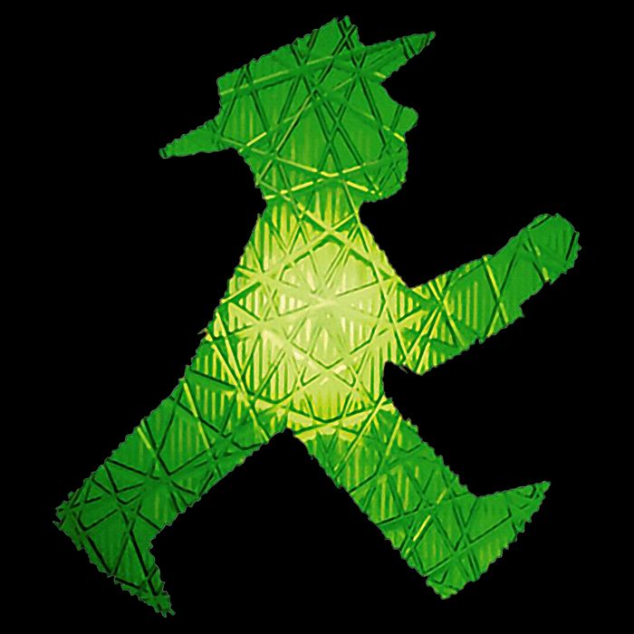Green Traffic Light Man Ampelmann GrüN Sustainable Bucket Hat