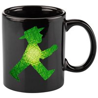 Green Traffic Light Man Ampelmann GrüN 11oz C Handle Ceramic Mug