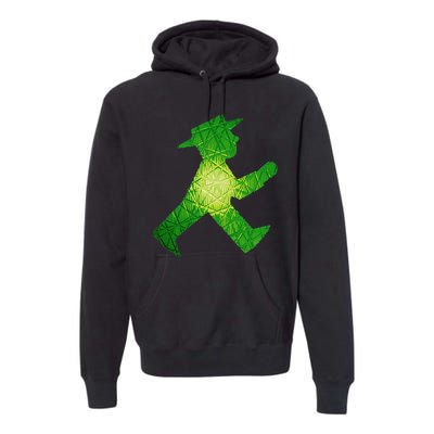 Green Traffic Light Man Ampelmann GrüN Premium Hoodie