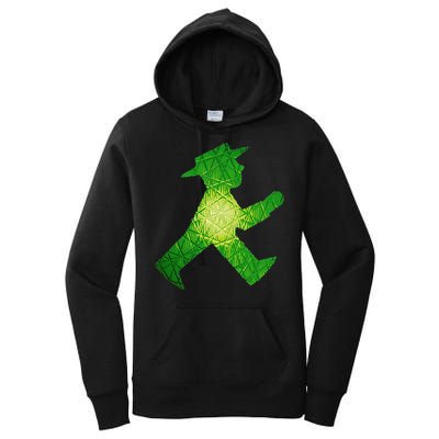 Green Traffic Light Man Ampelmann GrüN Women's Pullover Hoodie