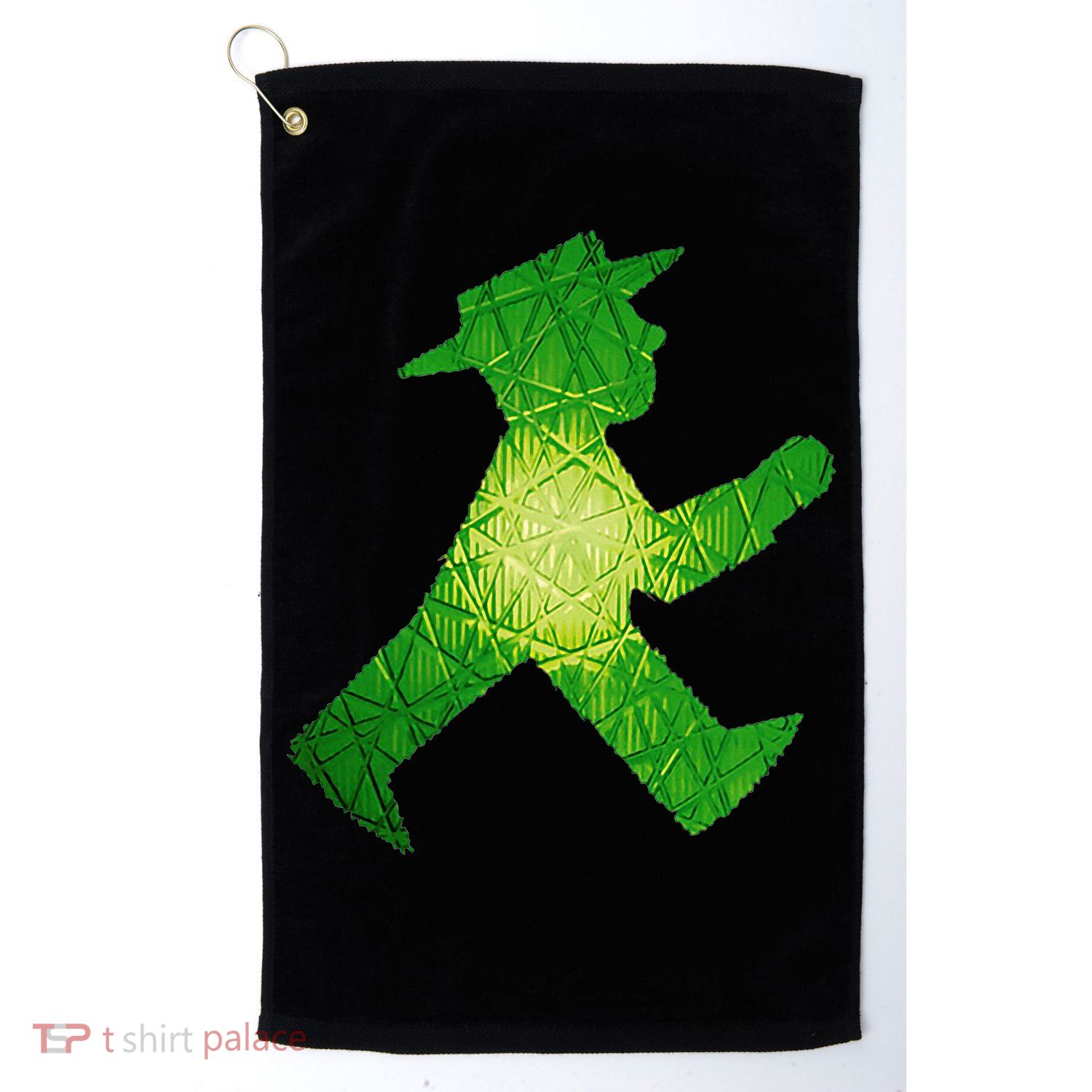 Green Traffic Light Man Ampelmann GrüN Golf Towel