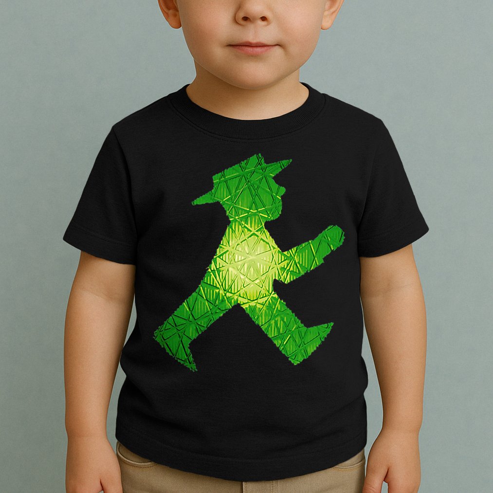 Green Traffic Light Man Ampelmann GrüN Toddler T-Shirt
