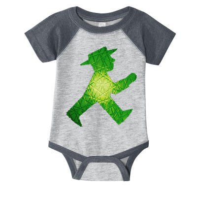 Green Traffic Light Man Ampelmann GrüN Infant Baby Jersey Bodysuit