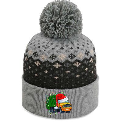 Garbage Truck Lights Christmas Trash Trucks Santa The Baniff Cuffed Pom Beanie