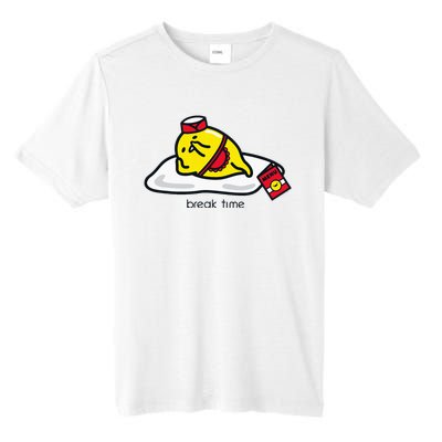 Gudetama The Lazy Egg Diner Server Break Time Tall Fusion ChromaSoft Performance T-Shirt