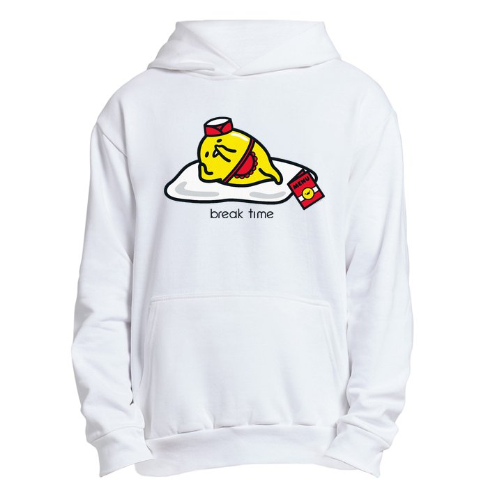 Gudetama The Lazy Egg Diner Server Break Time Urban Pullover Hoodie