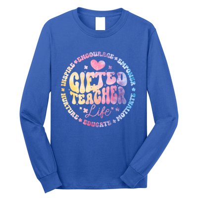 Gifted Teacher Life Appreciation Week Back To School Gift Long Sleeve Shirt