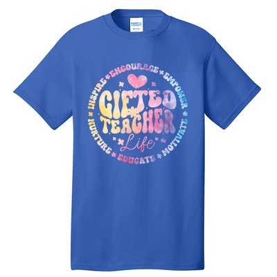 Gifted Teacher Life Appreciation Week Back To School Gift Tall T-Shirt