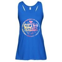 Gifted Teacher Life Appreciation Week Back To School Gift Ladies Essential Flowy Tank