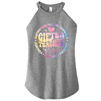 Gifted Teacher Life Appreciation Week Back To School Gift Women’s Perfect Tri Rocker Tank