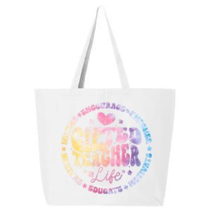 Gifted Teacher Life Appreciation Week Back To School Gift 25L Jumbo Tote