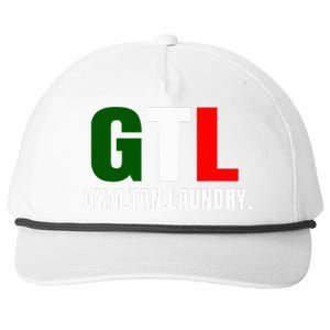 Gym Tan Laundry Gtl New Jersey Garden Nj Shore Italian Flag Snapback Five-Panel Rope Hat