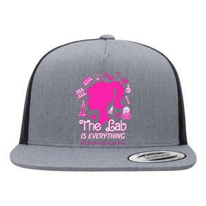 Groovy The Lab Is Everything The Forefront Of Saving Lives Flat Bill Trucker Hat