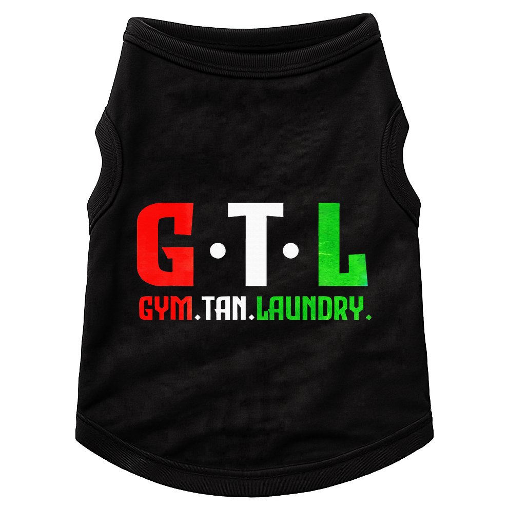 Gym Tan Laundry Gtl New Jersey Garden Nj Shore Italian Flag Doggie Tank