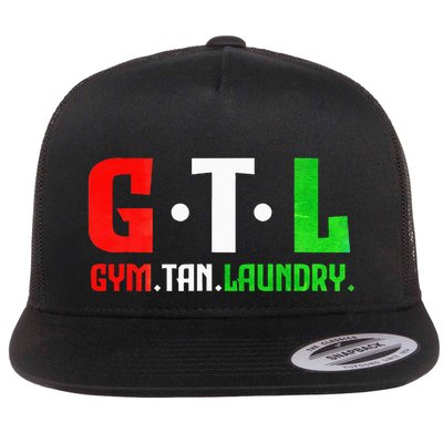 Gym Tan Laundry Gtl New Jersey Garden Nj Shore Italian Flag Flatbill Hat