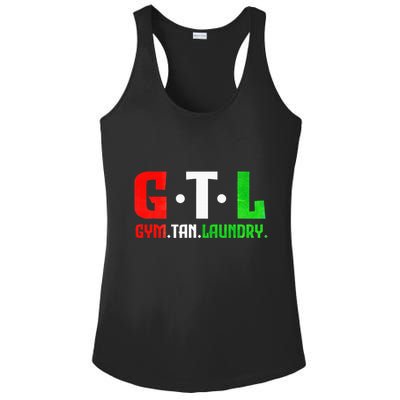Gym Tan Laundry Gtl New Jersey Garden Nj Shore Italian Flag Ladies PosiCharge Competitor Racerback Tank