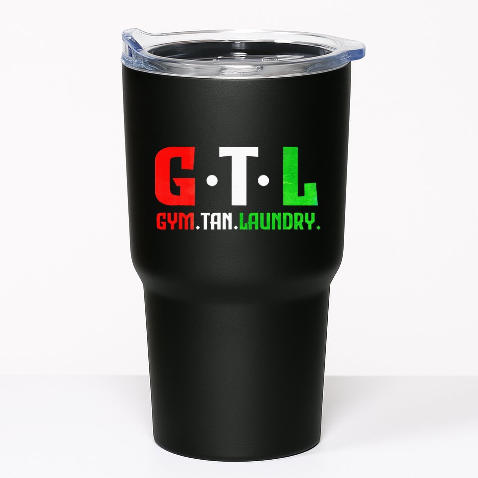 Gym Tan Laundry Gtl New Jersey Garden Nj Shore Italian Flag Tumbler