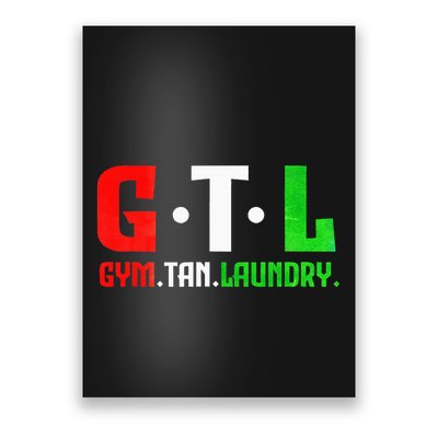 Gym Tan Laundry Gtl New Jersey Garden Nj Shore Italian Flag Poster