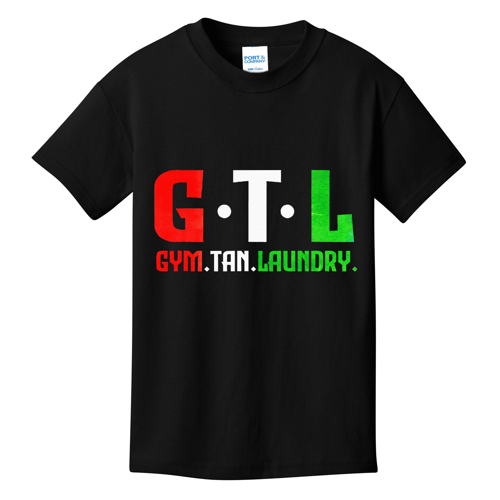 Gym Tan Laundry Gtl New Jersey Garden Nj Shore Italian Flag Kids T-Shirt