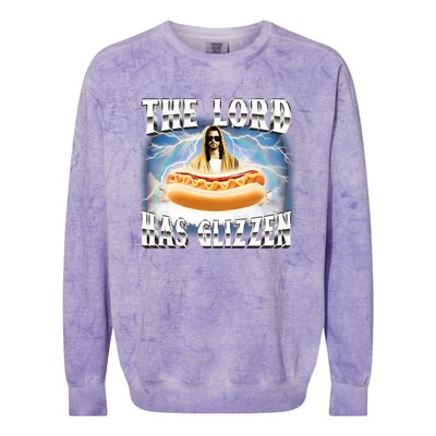 Gotfunny The Lord Has Glizzen Colorblast Crewneck Sweatshirt