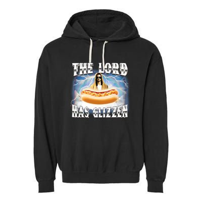 Gotfunny The Lord Has Glizzen Garment-Dyed Fleece Hoodie