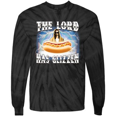 Gotfunny The Lord Has Glizzen Tie-Dye Long Sleeve Shirt