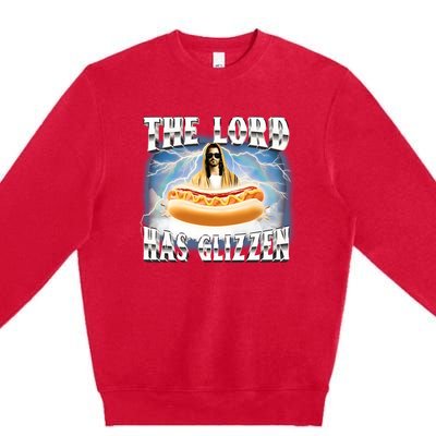 Gotfunny The Lord Has Glizzen Premium Crewneck Sweatshirt