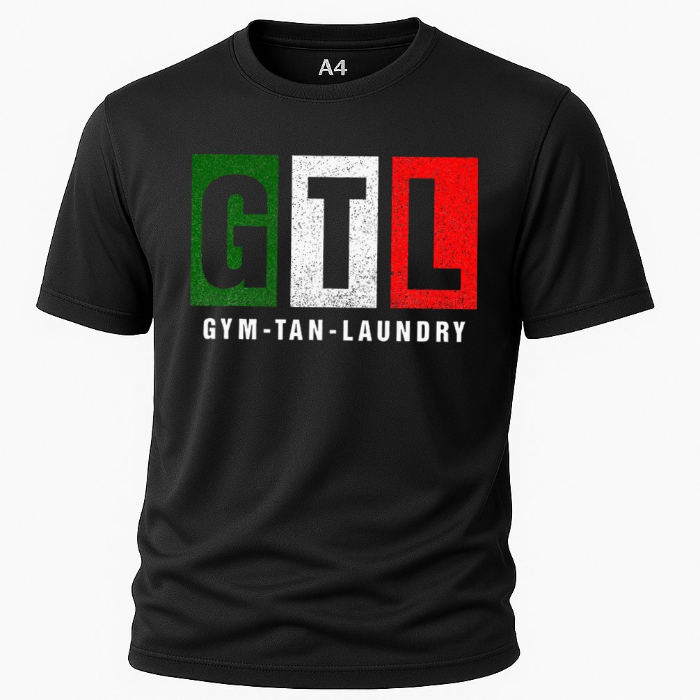 Gym Tan Laundry Gtl New Jersey Garden Nj Shore Italian Flag Cooling Performance Crew T-Shirt