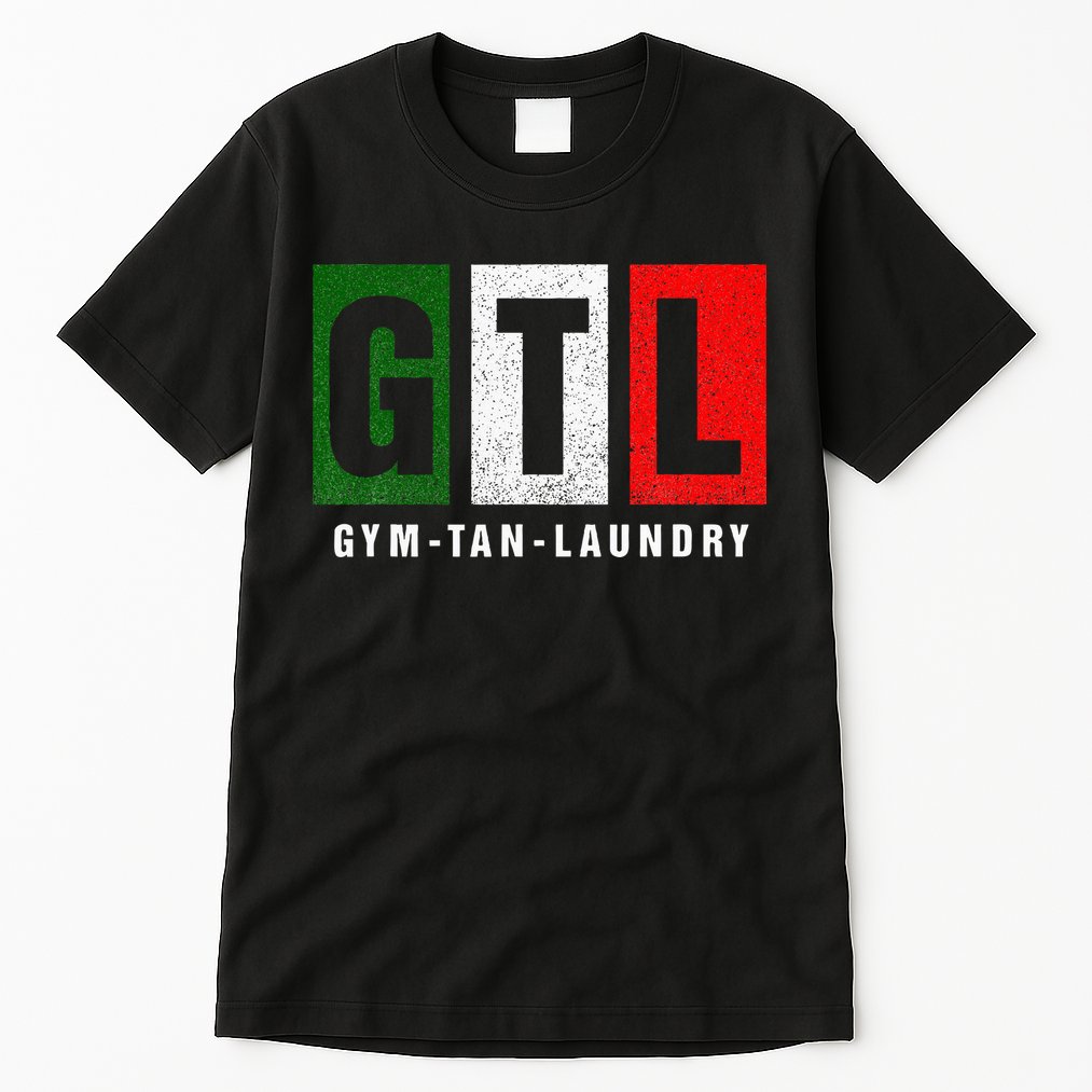 Gym Tan Laundry Gtl New Jersey Garden Nj Shore Italian Flag Tall T-Shirt