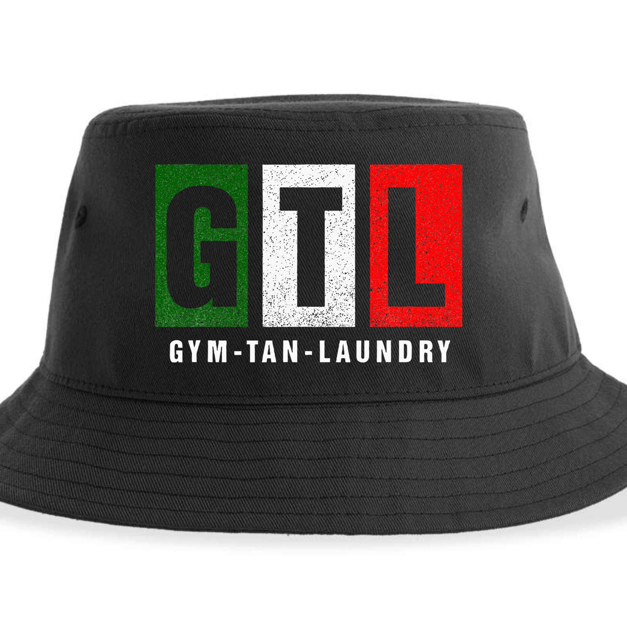 Gym Tan Laundry Gtl New Jersey Garden Nj Shore Italian Flag Sustainable Bucket Hat